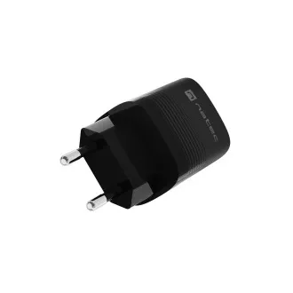 Încărcător universal USB Natec RIBERA GaN 30 W, 1X USB-A, 1X USB-C, negru