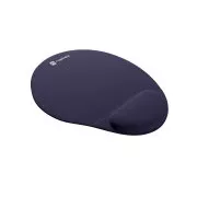 Mouse pad ergonomic cu gel Natec MARMOT, albastru închis, 245x225 mm