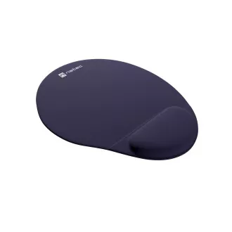 Mouse pad ergonomic cu gel Natec MARMOT, albastru închis, 245x225 mm