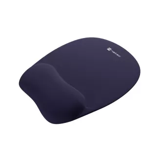 Pad mouse ergonomic Natec CHIPMUNK, spumă cu memorie, bleumarin, 230x200 mm