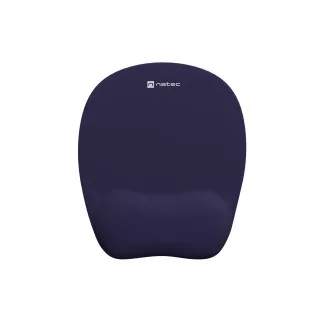 Pad mouse ergonomic Natec CHIPMUNK, spumă cu memorie, bleumarin, 230x200 mm