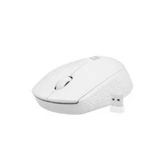 Mouse Natec STORK/Office/Optic/1600 DPI/USB fără fir/Alb