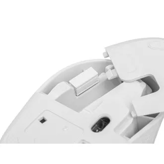 Mouse Natec STORK/Office/Optic/1600 DPI/USB fără fir/Alb