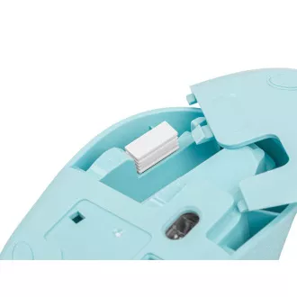 Mouse Natec STORK/Office/Optic/1600 DPI/USB fără fir/Albastru