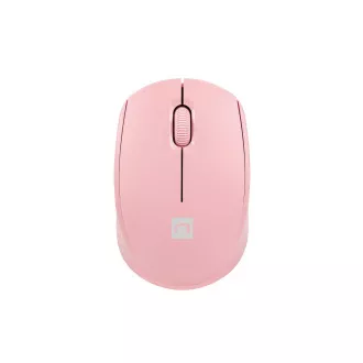 Mouse Natec STORK/Office/Optic/1600 DPI/USB fără fir/Roz