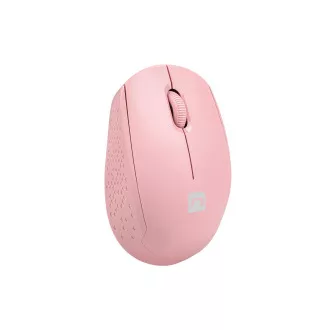 Mouse Natec STORK/Office/Optic/1600 DPI/USB fără fir/Roz