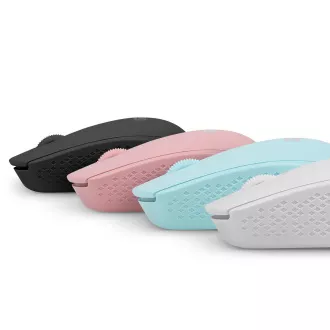 Mouse Natec STORK/Office/Optic/1600 DPI/USB fără fir/Roz