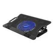 Placă de răcire pentru nb Natec DIPPER 2, 12.1-17.3", LED, 1 ventilator, 2 USB-uri