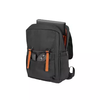 Rucsac pentru nb Natec NIALA 15.6", 18 L, negru - portocaliu