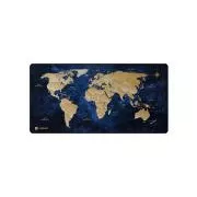 Maxi mouse pad Natec WORLD, 80x40cm, albastru