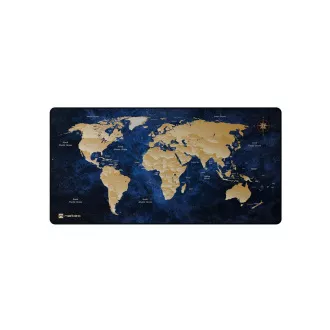 Maxi mouse pad Natec WORLD, 80x40cm, albastru