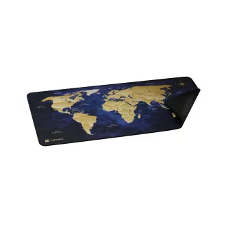 Maxi mouse pad Natec WORLD, 80x40cm, albastru