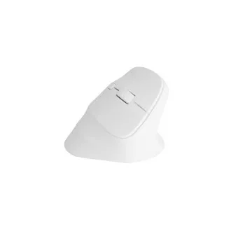 Mouse wireless Natec CRAKE 2/Office/Optic/2.400 DPI/USB+BT/Alb/Vertical/Optic/Pentru utilizatori dreptaci