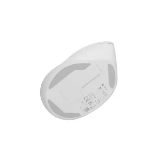 Mouse wireless Natec CRAKE 2/Office/Optic/2.400 DPI/USB+BT/Alb/Vertical/Optic/Pentru utilizatori dreptaci