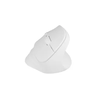 Mouse wireless Natec CRAKE 2/Office/Optic/2.400 DPI/USB+BT/Alb/Vertical/Optic/Pentru utilizatori dreptaci