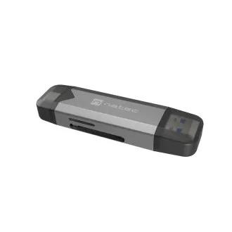 Cititor de carduri Natec SCARAB 3 USB-A + USB-C 3.1 GEN 1/microSD/microSDHC/microSDXC/SD/SDHC/SDXC/T-Flash Cititor de carduri Natec SCARAB 3 USB-A + USB-C 3.1 GEN 1/microSD/microSDHC/microSDXC/SD/SDHC/SDXC/T-Flash