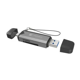 Cititor de carduri Natec SCARAB 3 USB-A + USB-C 3.1 GEN 1/microSD/microSDHC/microSDXC/SD/SDHC/SDXC/T-Flash Cititor de carduri Natec SCARAB 3 USB-A + USB-C 3.1 GEN 1/microSD/microSDHC/microSDXC/SD/SDHC/SDXC/T-Flash