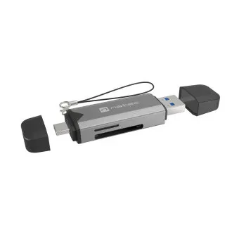 Cititor de carduri Natec SCARAB 3 USB-A + USB-C 3.1 GEN 1/microSD/microSDHC/microSDXC/SD/SDHC/SDXC/T-Flash Cititor de carduri Natec SCARAB 3 USB-A + USB-C 3.1 GEN 1/microSD/microSDHC/microSDXC/SD/SDHC/SDXC/T-Flash