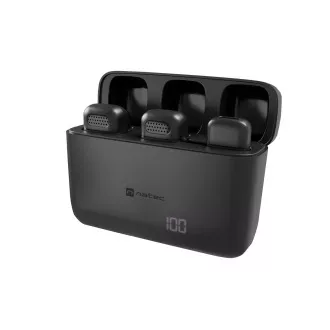 Microfon mobil wireless Natec HOPPER LAVALIER USB-C, 2 buc.