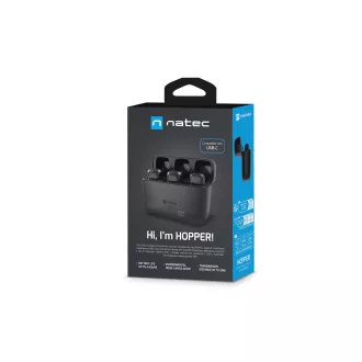 Microfon mobil wireless Natec HOPPER LAVALIER USB-C, 2 buc.
