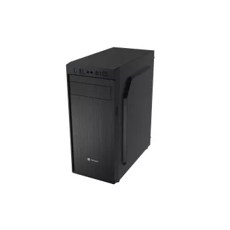 Carcasă computer Natec ARACANTA/Midi Tower/Negru