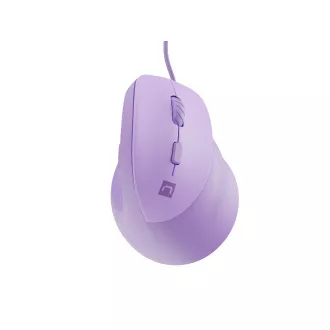 Mouse vertical Natec CRAKE 2 PRO/Vertical/Optic/Pentru dreptaci/12.400 DPI/Cu fir USB-A/Mov