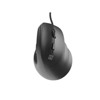 Mouse vertical Natec CRAKE 2 PRO/Vertical/Optic/Pentru dreptaci/12.400 DPI/Cu fir USB-A/Negru