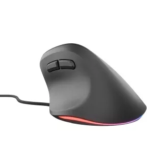 Mouse vertical Natec CRAKE 2 PRO/Vertical/Optic/Pentru dreptaci/12.400 DPI/Cu fir USB-A/Negru