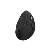 Mouse wireless vertical Natec EUPHONIE PRO/Vertical/Blue Sense/Pentru dreptaci/4.000 DPI/USB+BT/Negru