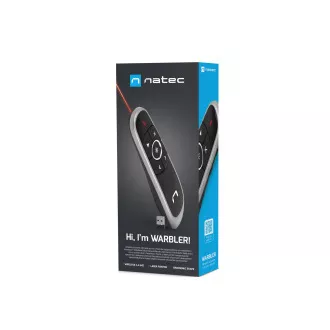 Prezentator laser wireless Natec WARBLER 2, gri