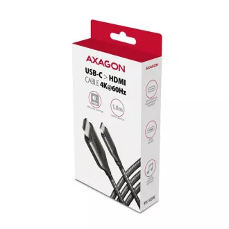 AXAGON RVC-HI2MC, adaptor/cablu USB-C -> HDMI 2.0a 1.8m, 4K/60Hz HDR10