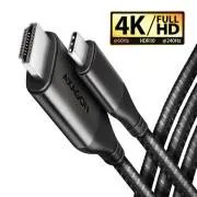 AXAGON RVC-HI2MC, adaptor/cablu USB-C -> HDMI 2.0a 1.8m, 4K/60Hz HDR10