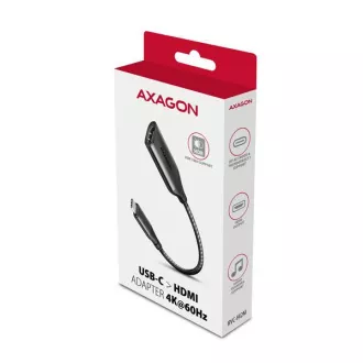 AXAGON RVC-HI2M, adaptor USB-C -> HDMI 2.0a, 4K/60Hz HDR10