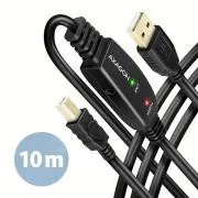 AXAGON ADR-210B, cablu USB 2.0 AM -> BM pentru conexiune activă / repetor, 10m
