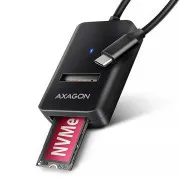 Adaptor AXAGON ADM2-CM USB-C 10Gbps - M.2 NVMe și SSD SATA, cablu USB-C 10cm