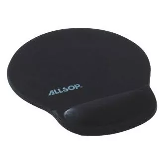 Allsop Gel mouse pad negru, suport pentru încheietura mâinii de 30 mm