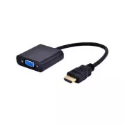 Adaptor Gembird HDMI-A(M) - VGA (F)+ Audio