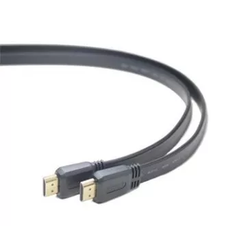 Cablu plat PremiumCord HDMI High Speed + Ethernet, conectori placati cu aur, 3 m