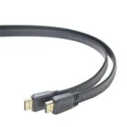 Cablu plat PremiumCord HDMI High Speed + Ethernet, conectori placati cu aur, 3 m