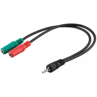Adaptor PremiumCord 4pin 3.5mm-2x stereo 3.5mm M/2xF