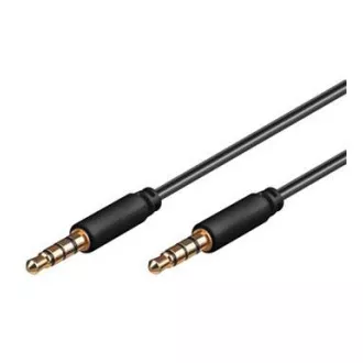 Cablu PremiumCord Jack 3,5 mm 4 pini M/M, 2m Cablu PremiumCord Jack 3,5 mm 4 pini M/M, 2m