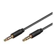 Cablu PremiumCord Jack 3,5 mm 4 pini M/M, 2m