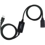 Repetor PremiumCord USB 2.0 și cablu prelungitor A/MA/F 10m