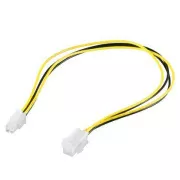 Cablu prelungitor de alimentare PremiumCord P4 (4 pini) 34 cm
