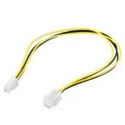 Cablu prelungitor de alimentare PremiumCord P4 (4 pini) 34 cm