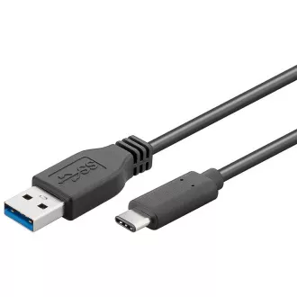 PremiumCord USB-C/mascul - USB 3.0 A/Tacul, negru, 3m PremiumCord USB-C/mascul - USB 3.0 A/Tacul, negru, 3m