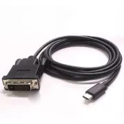Cablu PremiumCord USB-C la DVI, FullHD@60Hz, 1,8 m