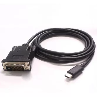 Cablu PremiumCord USB-C la DVI, FullHD@60Hz, 1,8 m
