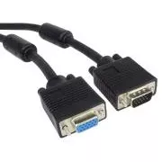 PremiumCord SVGA, DDC2, 2x ferită, 3xCoax+8 nuclee, 2m