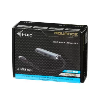 i-tec USB 3.0 metal HUB de încărcare 4 porturi